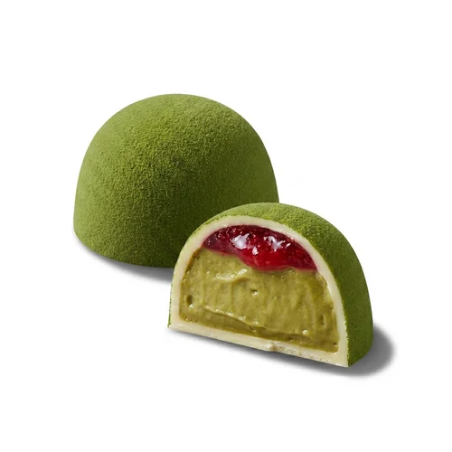 Bombom Pistache e Framboesa