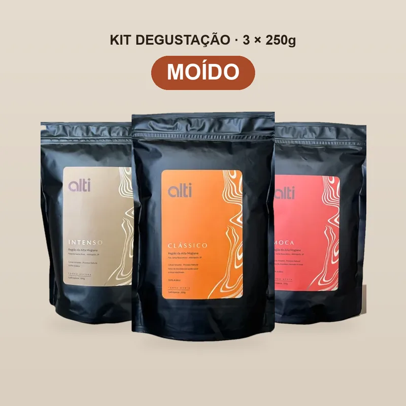 Kit 3 × 250g moído