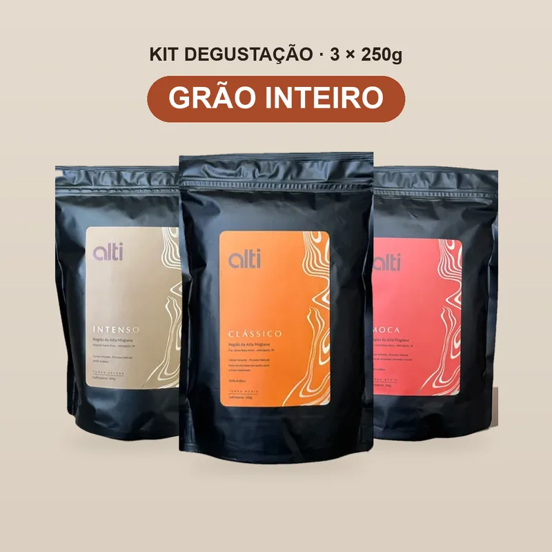 Kit 3 × 250g em grão